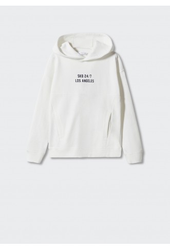 Mango Printed cotton sweatshirt