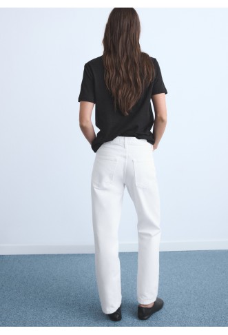 Mango Mid-rise straight jeans