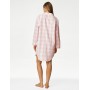 Body by M&S Pure Cotton Checked Nightshirt