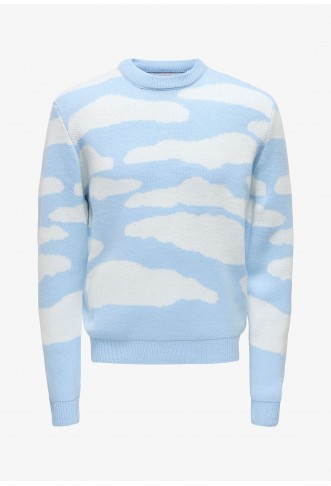 Only & Sons ONSCLARK CREW - Jumper - cashmere blue