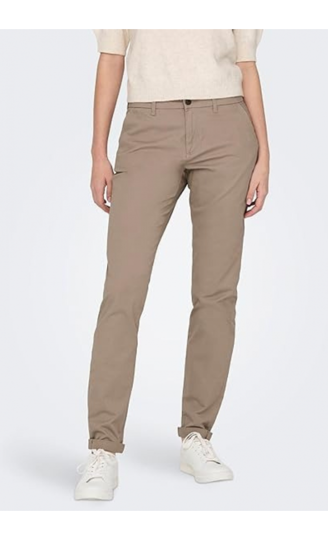 ONLY Women's Onlparis Reg Chino Pant
