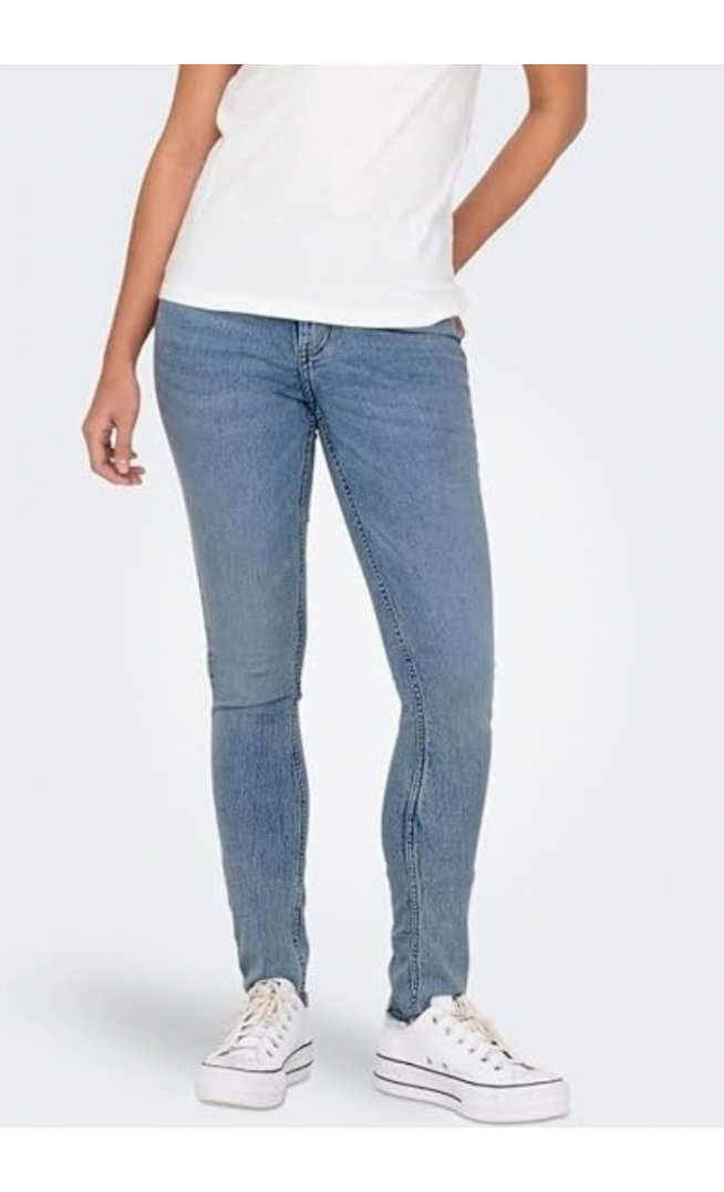 ONLY  Women's Mid Waist Jeans