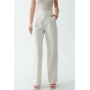 THE FATED ARLOW WIDE - Trousers - natural