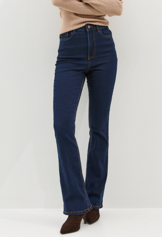 Indigo Wash Waist  Bootcut...