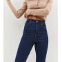 Indigo Wash Waist  Bootcut Stretch Denim Jeans