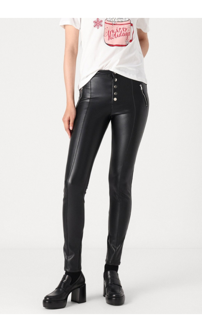 ONLY ONLSIGGA - Trousers - black