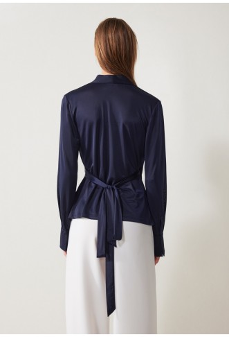 Anna Field Long sleeved top - dark blue