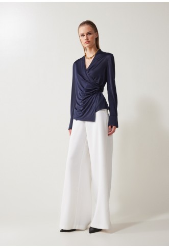 Anna Field Long sleeved top - dark blue