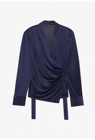 Anna Field Long sleeved top - dark blue