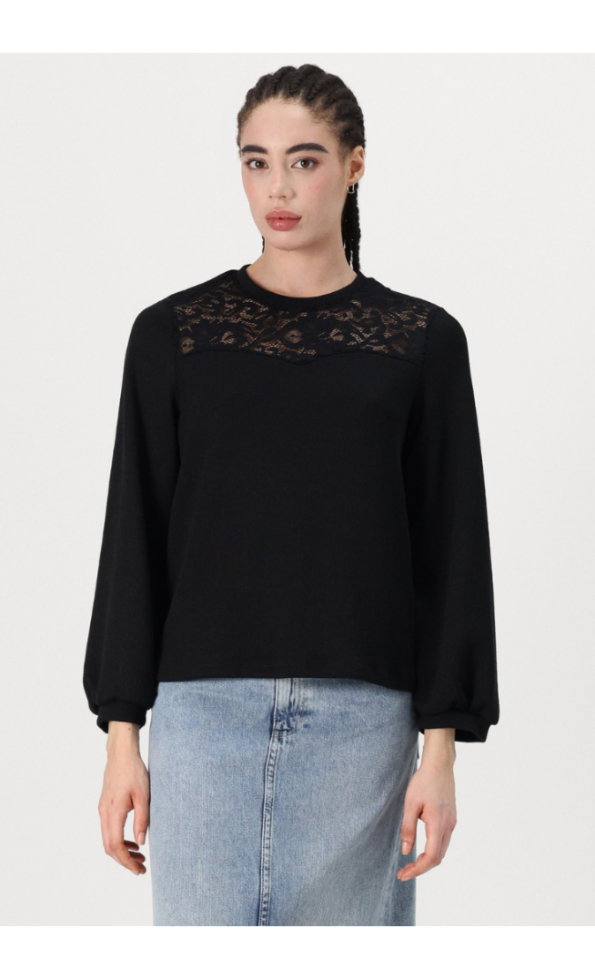 VILA VIEMMY - Jumper - black