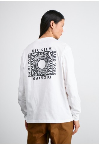 Dickies OATFIELD TEE - Long sleeved top - white
