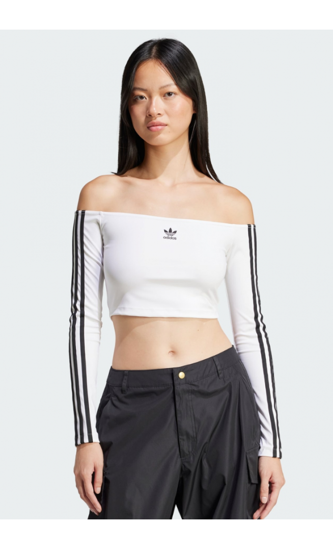 Adicolor Off Shoulder Long Sleeve Long-Sleeve Top