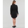 NMCITY AVA L/S SHORT DRESS NOOS Black