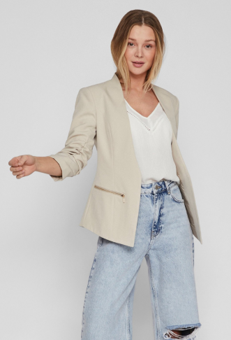 VILA VIJOY - Blazer - cement