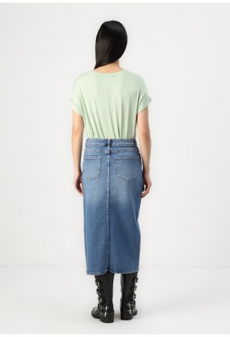 ONLY ONLENYA MIDI SKIRT - Denim skirt