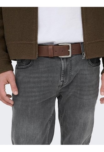 Only & Sons Men's Onswarp Grey Skinny Jeans