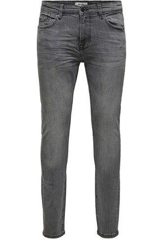 Only & Sons Men's Onswarp Grey Skinny Jeans