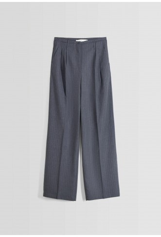 Bershka  Trousers - blue-grey