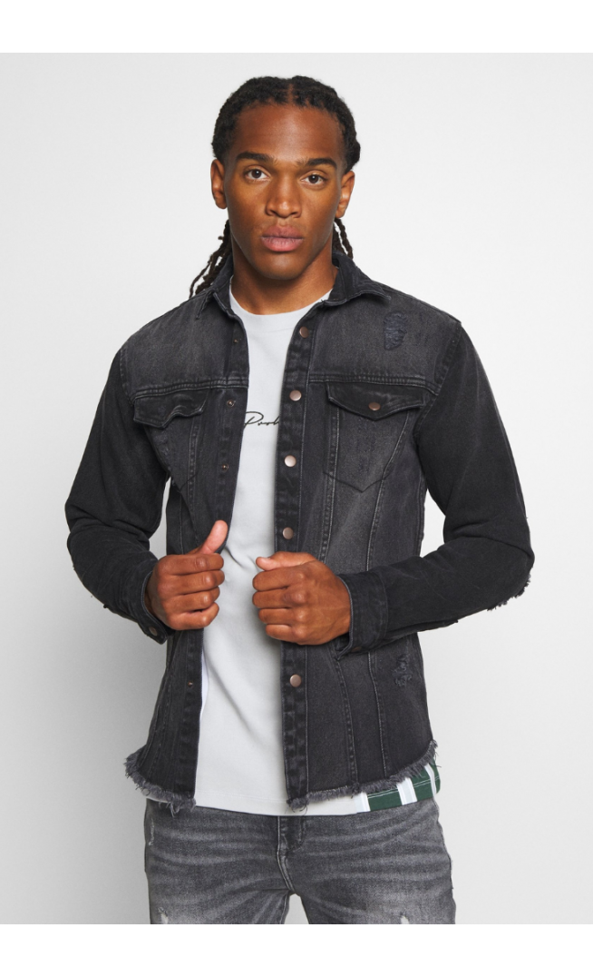 Redefined Rebel JACKSON - Shirt - black