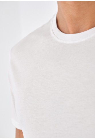 Pier One Basic T-shirt - bright white