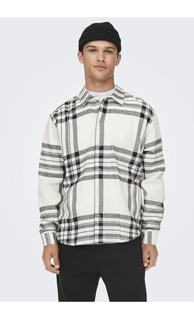Only & Sons Men's Onstabb  Heavy Check Shirt