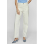 VILA VIKELLY JAF HW - Straight leg jeans - cloud dancer