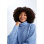Oversize Fit Turtleneck Pullover