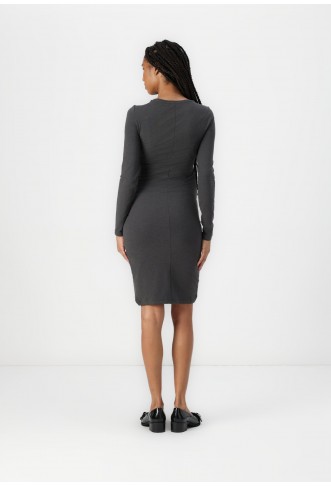 Anna Field - Jersey dress - mottled dark grey