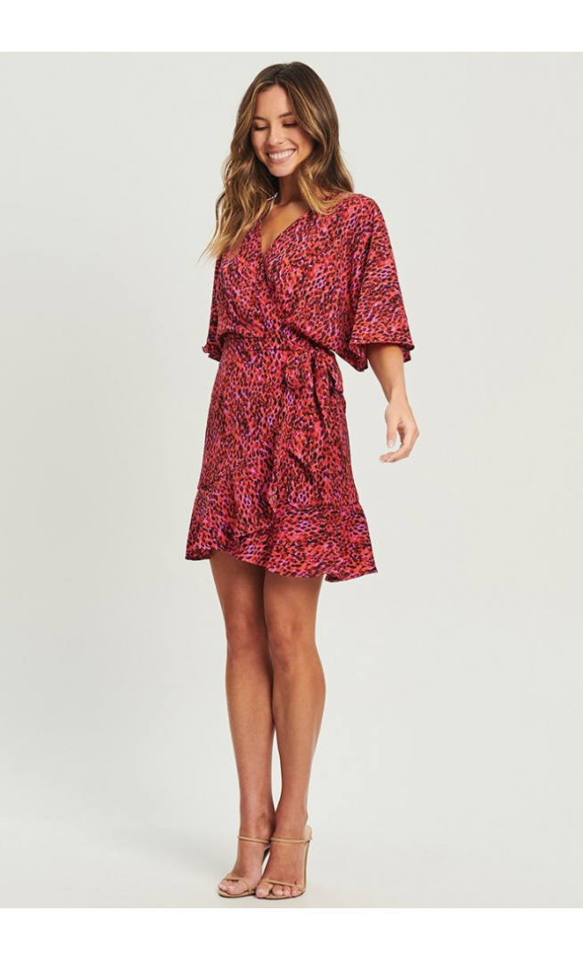 TUSSAH WINONA - Day dress - pink abstract