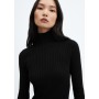 Fitted turtleneck dress