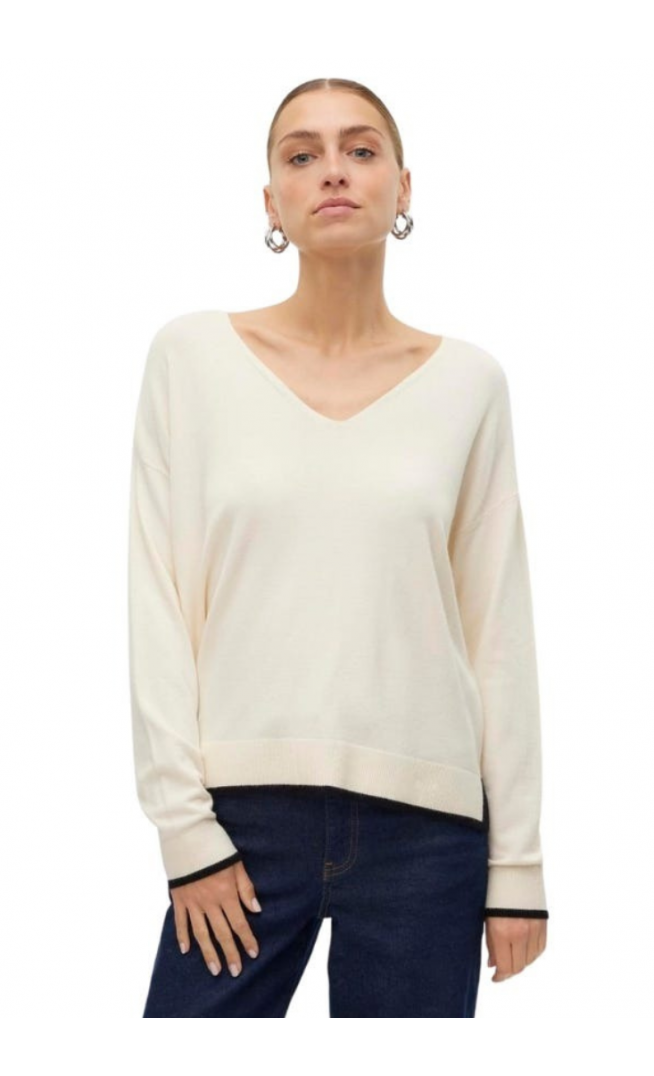 Jerseys Vero moda Vmbreeze Ls V-Neck Pullover Ga Boo