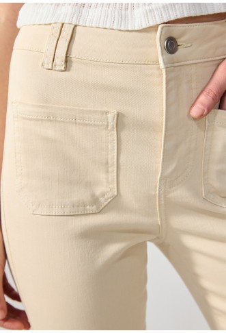 Anna Field Flared Jeans - beige