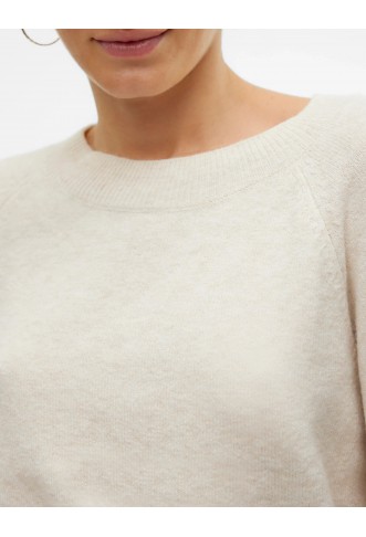 Vero Moda O-NECK BLOUSE  - Pullover