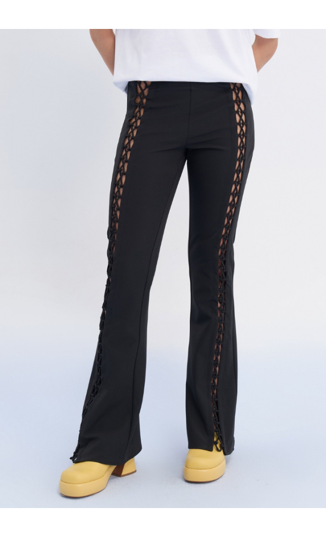 Even&Odd  Trousers - black