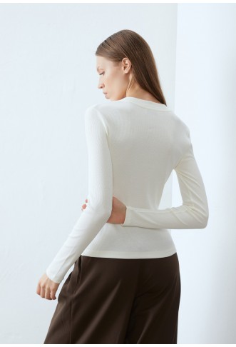 Anna Field Long sleeved top - off-white
