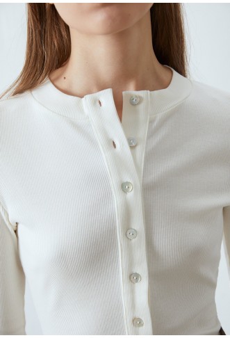 Anna Field Long sleeved top - off-white