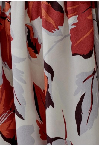 Tussah Tera Mini – Dress – Red Oversized Floral