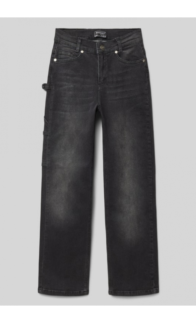 Blue Effect Straight leg jeans in a 5-pocket design in black