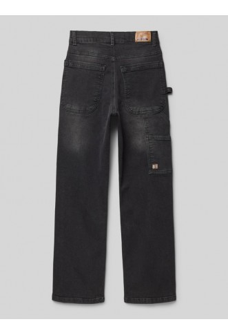 Blue Effect Straight leg jeans in a 5-pocket design in black