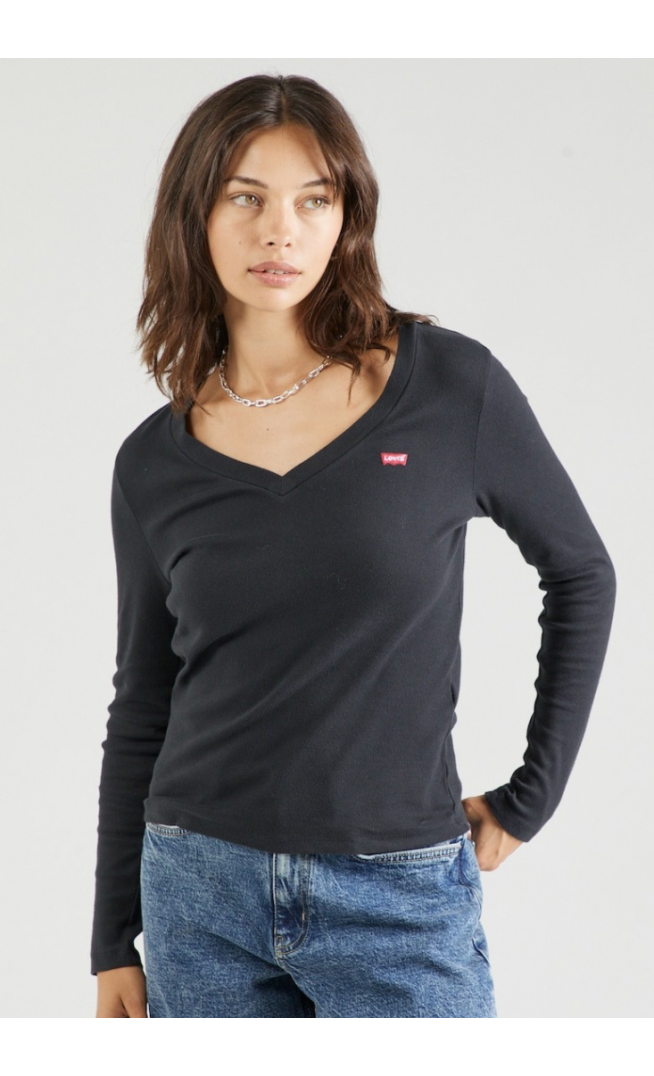 LEVI'S  Shirt 'Essential Housemark' in Black