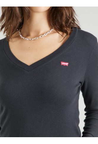 LEVI'S  Shirt 'Essential Housemark' in Black