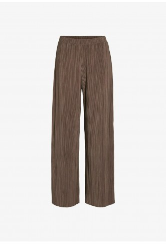 VILA VIPLISA LOOSE - Trousers - Brown
