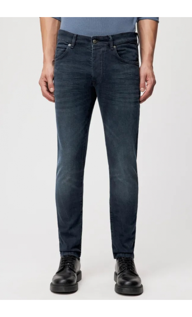 Skinny fit jeans in dark blue denim