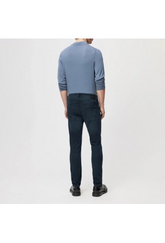 Skinny fit jeans in dark blue denim