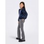 Only Kids Girls Royal Flare Jeans - Dark Grey