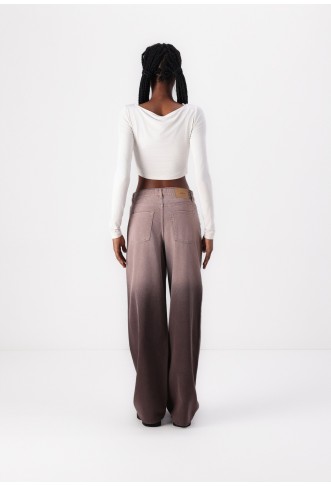 JJXX JXTOKYO WIDE - Wide Leg - seal brown