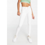 Dr Denim Petite lexy skinny jeans in white