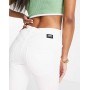 Dr Denim Petite lexy skinny jeans in white