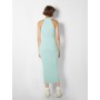 Bershka Knitted dress in Light Blue