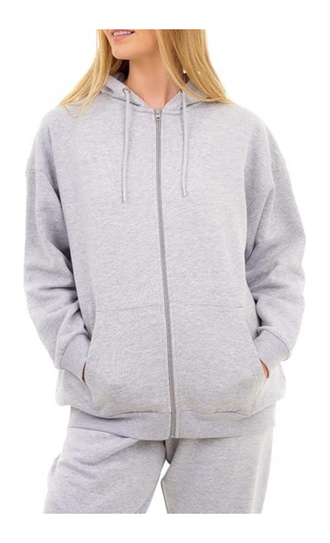 M17  Zip Up Oversized  Hoodie